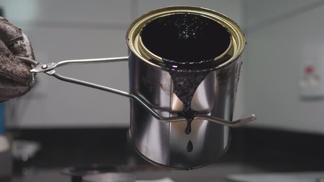 Industrial Process of Screening Minerals and Producing Asphalt