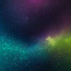 Abstract Colorful Particle Background with Blue Green Purple Hues for Creative Design