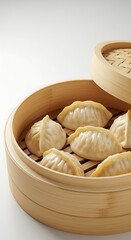 Steamed Delights: A 3D Render of Dumplings