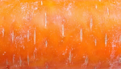 macro close-up of a vibrant orange carrot texture with detailed lines and natural grooves, perfect for food photography, backgrounds, and organic product design