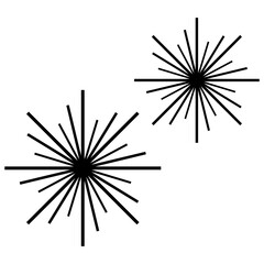 Symmetrical Line Explosions Brutalism