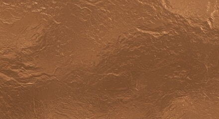 Close-up view of a textured copper-colored surface with undulating patterns.
