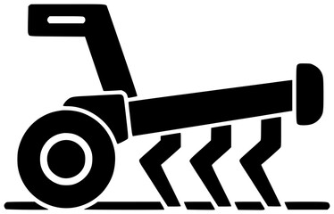 agricultural illustration plow silhouette mountains logo natural icon nature outline outdoor agriculture plant plough ploughing roller macin romania sprayer shape scenic vector graphic background