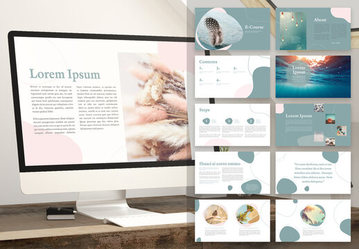 E-Course Presentation with an Organic Design