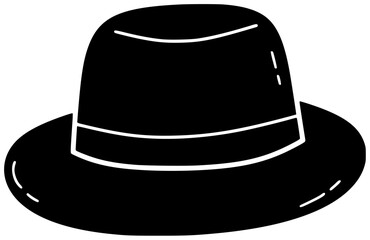 summer illustration sun silhouette hat logo vacation icon travel outline beach holiday woman sea tropical fashion collection protection sunglasses shape suntan vector graphic background