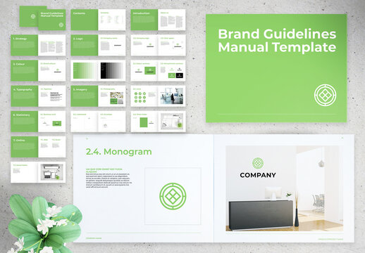 Eco Green Brand Guidelines Template
