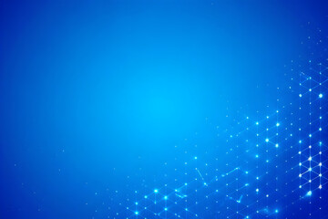 Blue Digital Network Background
