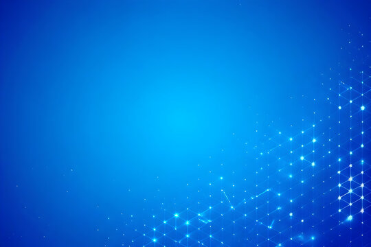 Blue Digital Network Background