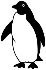nature illustration wildlife silhouette bird logo penguin icon cold outline animal winter antarctic wild snow ice white water cute shape ice vector graphic background
