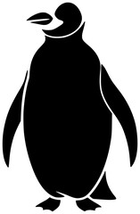 nature illustration wildlife silhouette bird logo penguin icon cold outline animal winter antarctic wild snow ice white water cute shape ice vector graphic background