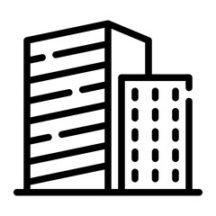 apartment line icon