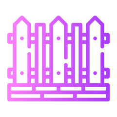 fence gradient icon