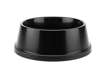 Sleek Black Pet Bowl: Minimalist Design