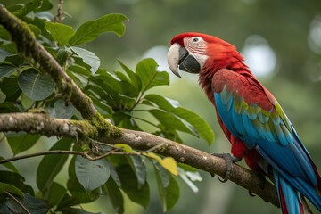 blue and yellow macaw