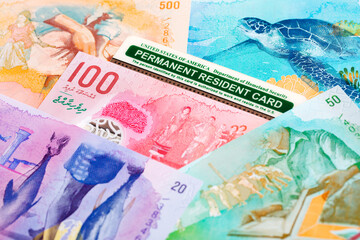 American Permanent Resident Card on Maldivian rufiyaa