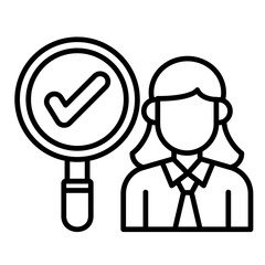 Audit  Icon Element For Design	