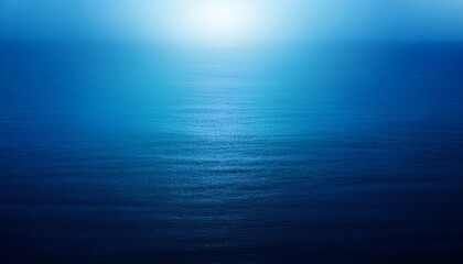 Obraz premium Deep Ocean Blue Gradient Background With Light