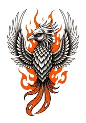 Obraz premium Black & Grey Tattoo Design 