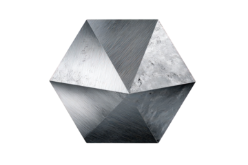 Abstract Geometric Hexagonal Shape Design