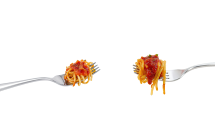 Spaghetti fork on transparent background png