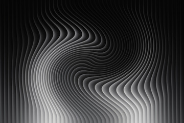 Abstract swirling vortex of gray and white lines creating a hypnotic and dynamic visual effect