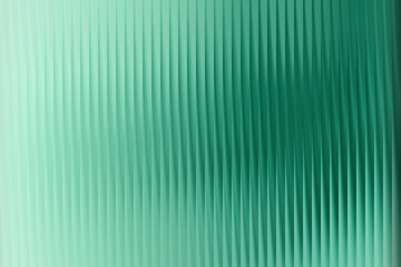 Fototapeta premium Vertical green ribbed texture with a subtle gradient, creating a clean and modern backdrop