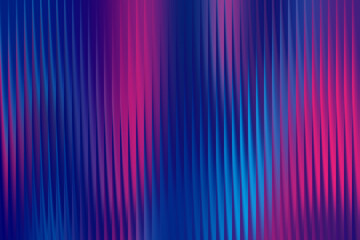 Vibrant abstract background with vertical ribbed texture in shades of deep blue and bright pink