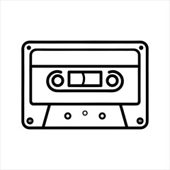 Cassette Icon Vector