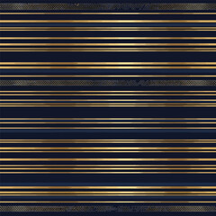 Fototapeta premium Elegant navy blue background with gold stripes and honeycomb pattern accents, seamless pattern, Stock royalty free image.