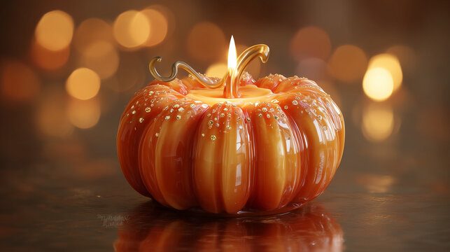 Świece w kształcie dyni &ndash; jesienna dekoracja i przytulny klimat