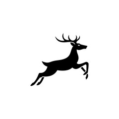 Christmas reindeer design elements. Christmas cards. Vector illustration.