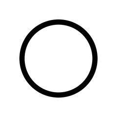 lens in a white background