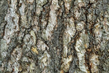 Austrian Pine Bark Texture Close-Up - Natural Wood Pattern Background