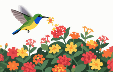 Bird close-up vector image