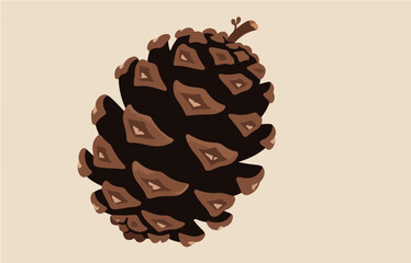 Plant close-up vector image