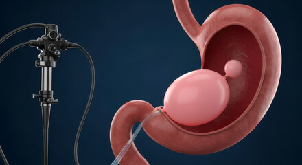 Endoscopic Gastric Balloon Placement Procedure for Weight Loss Management