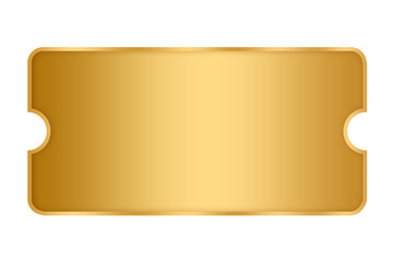 blank gold label element design png file
