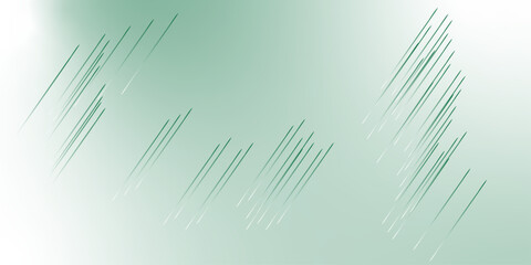 Obraz premium Green abstract diagonal stripes on gradient background. Minimal modern texture with linear motion effect. Perfect for posters, covers, templates, and futuristic digital design projects.