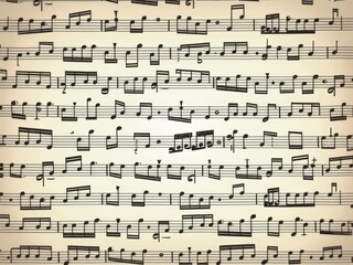 Vibrant music notes background beautiful illustration perfect for musical themes and designs