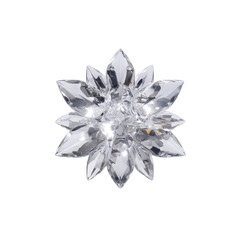 Sparkling Crystal Lotus Flower Decoration - Elegant Home Decor Accent