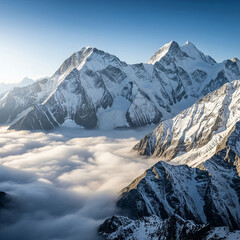 mountain landscape in the alps