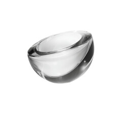 Elegant Modern Glass Bowl, Contemporary Home Decor, Abstract Design