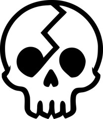 Skull icon design