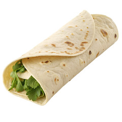 Detailed Image of a Fresh Vegetable Wrap