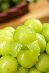 Fresh Green Olives with Water Drops Close-Up Macro Food Photography