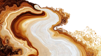 Abstract Textured Flowing Pattern