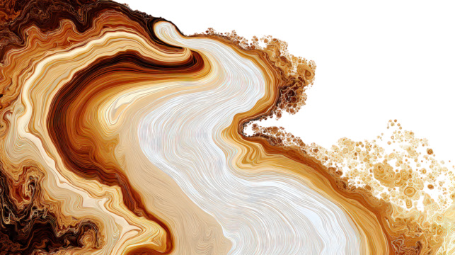 Abstract Textured Flowing Pattern