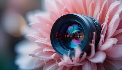 Creative Tilt Shift Macro Lens Media Overlay Effect for Visual Design