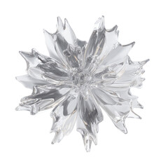Abstract Glass Flower Crystalline Elegance