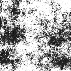 Grungy and distressed texture overlay, Abstract black and white grunge pattern, Aged and weathered concrete background, Vintage retro distressed wall texture